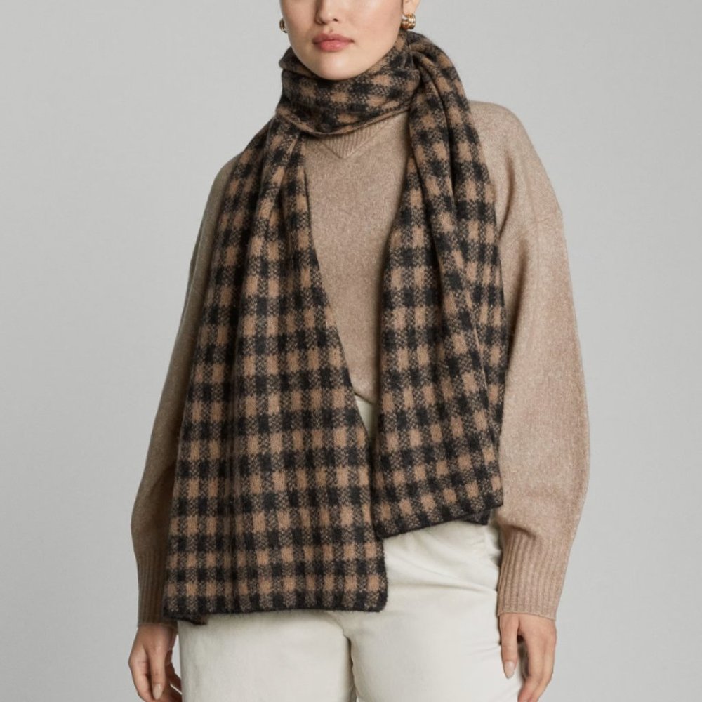 Everlane - Alpaca Patterned Scarf
